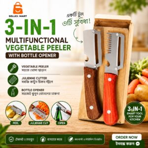3-in-1 Multifunctional Vegetable Peeler with Bottle Opener